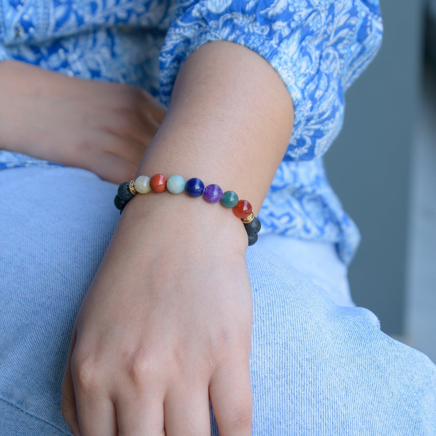 Shukr Chakra Bracelet With Ganesh Bead