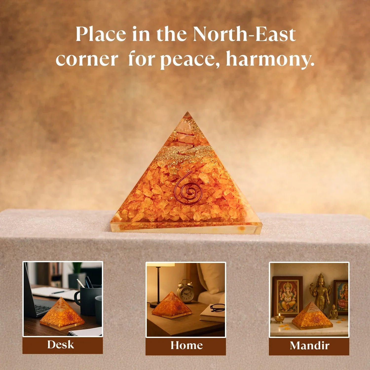 Vyapar Samriddhi Combo - Dhan Yog Bracelet with Citrine Pyramid