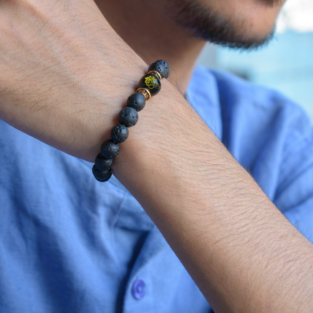 Shukr Chakra Bracelet With Ganesh Bead